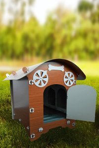 Petoxil Dış Mekan Alüminyum Köpek Kulubesi