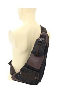 Ççs 30700S Siyah Kanvas Kumaş Çapraz Body Bag Erkek Sırt Çantası