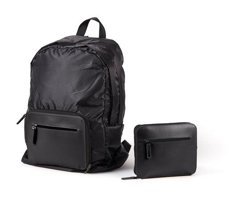 Lexon Packable Katlanabilir Siyah Erkek Sırt Çantası