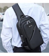 Wiersoon Moda Crossbody Siyah Erkek Sırt Çantası