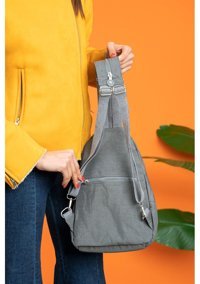Çlk Accessories Krınkıl Kumaş Küçük Gri Tr M222 Gri Kadın Sırt Çantası