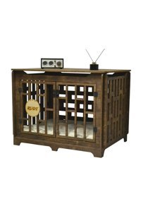 Tmwooden XXL Ev İçi Ahşap Köpek Kulubesi