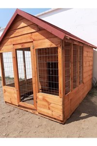 Arzu Wood AW62920 Dış Mekan Ahşap Köpek Kulubesi