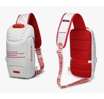 Ozuko 9283 Usb Şarj Portlu Rt Beyaz Erkek Sırt Çantası