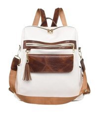 Worryfreeshopping Bag5877 Beyaz Kadın Sırt Çantası