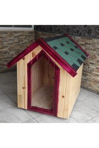 Narım Yalıtımlı Dış Mekan Ahşap Köpek Kulubesi