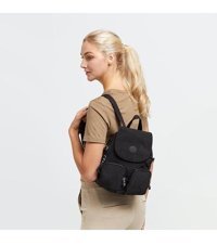 Kipling Firefly Up Küçük Siyah Black Noır Kadın Sırt Çantası