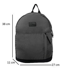 Bagslab Gri Su Geçirmez Kumaş 1029 Erkek Sırt Çantası