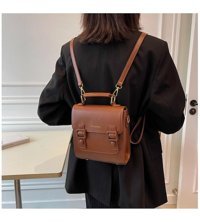 Chelsea Moda Yeni Basit Ve Çok Yönlü Crossbody Kahverengi Kadın Sırt Çantası