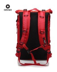 Ozuko Business Casual Oxford Kumaş Kırmızı Erkek Sırt Çantası