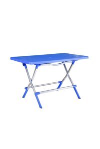Holiday Katlanabilir Dikdörtgen Plastik 70x100 cm Mavi Kamp Masası