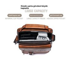 Eternal Luck Yatay Açık Kahverengi Erkek Sırt Çantası