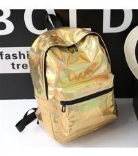 Generic Güzel Moda Hologram Holografik Tote Altın Kadın Sırt Çantası