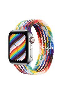 Shinytech Örgü Naylon 42-44-45-49 mm Yetişkin Akıllı Saat Kordonu Canlı Renkli