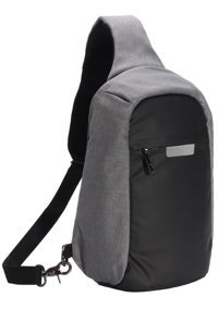 Generic Moda Spor Polyester Seyahat Crossbody Siyah Erkek Sırt Çantası