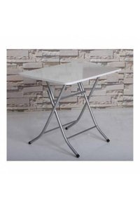 Netbazaars Katlanabilir Dikdörtgen Suntalam 60x90 cm Beyaz Kamp Masası