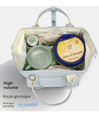 Eternal Luck Çok Fonksiyonlu Anne Ve Bebek Mavi Kadın Sırt Çantası