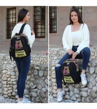 Oldcottoncargo Old Cotton Cargo Elton 13'' İnç Sırt Siyah Kadın Sırt Çantası