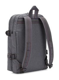 Kipling Tamiko P Orta Boy Gri Carbon Emboss Combo Gri Kadın Sırt Çantası