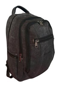 Escape 307 Uni Kanvas Kumaş Laptop Bölmeli Antrasit Erkek Sırt Çantası