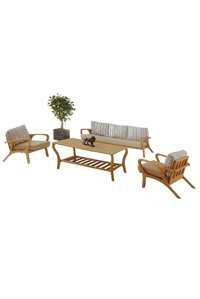 Biev Dikdörtgen Ahşap 70x140 cm Kahverengi Kamp Masası