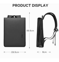 Sones Bange Bg7252 Kare Su Geçirmez Laptop Gri Erkek Sırt Çantası