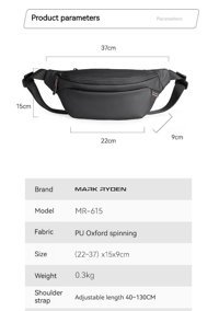 Mark Ryden Outdoor Spor Çapraz Koyu Yeşil Erkek Sırt Çantası