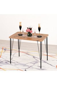 Mars Mobilya Dikdörtgen Suntalam 60x90 cm Kahverengi Kamp Masası