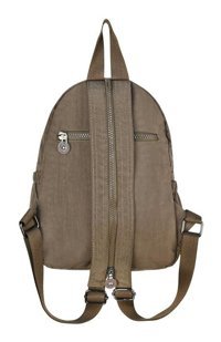 Urban Polo Krem Su Geçirmez Krinkıl Kumaş Kadın Sırt Çantası