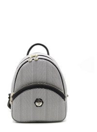 Silver & Polo Siyah Beyaz Siyah Nv945 Kadın Sırt Çantası