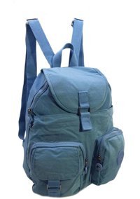 Baginn Klinkır Çok Cepli Günlük Kapaklı Model 001 Vizon Kadın Sırt Çantası