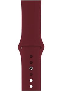W Wopiece 2-3-4-5-6-7-Se Silikon 38-40-41 mm Yetişkin Akıllı Saat Kordonu Bordo