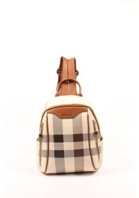 Silver & Polo Krem Taba Nv906 Kadın Sırt Çantası