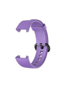 Fibaks Mi Watch Lite Silikon Yetişkin Akıllı Saat Kordonu Mor
