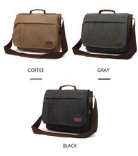 Augur 8507 Retro Çapraz Koyu Gri Erkek Sırt Çantası