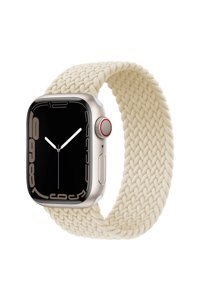 W Wopiece Örgülü Esnek 38-40-41 mm Yetişkin Akıllı Saat Kordonu Bej