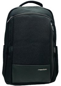 Necati Tek Bölmeli 15.6 İnc Petli Laptop Bölmeli Siyah 668 Erkek Sırt Çantası