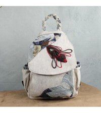 Kipling Lebıhmurah Wbp234 Çin Tarzı Retro Etnik Kız Kadın Sırt Çantası