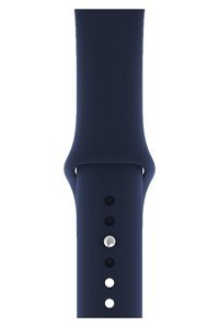 W Wopiece 2-3-4-5-6-7-8-Se Silikon 42-44-45 mm Yetişkin Akıllı Saat Kordonu Lacivert