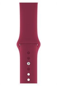 W Wopiece 2-3-4-5-6-7-8-Se Silikon 38-40-41 mm Yetişkin Akıllı Saat Kordonu Bordo
