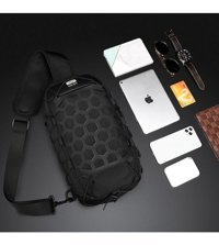Ozuko9357 Şık Crossbody Kamuflaj Erkek Haki Sırt Çantası
