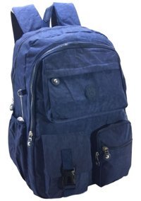 Baginn Klinkır Orta Hafif Kumaş Çok Cepli 001 Gri Kadın Sırt Çantası