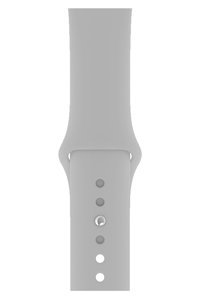 W Wopiece 1-2-3-4-5-6-7-Se Silikon 38-40-41mm Yetişkin Akıllı Saat Kordonu Gri