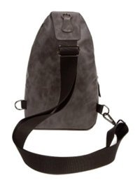 Newish Polo Body Bag Çapraz Ve Gri Suni Deri Erkek Sırt Çantası