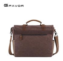 Gfavor T0012 Mumlu Kanvas Çapraz Gri Erkek Sırt Çantası