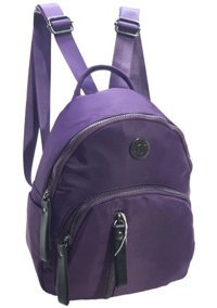 Baginn Saten Kumaş Mor Renk Mini 001 Mor Kadın Sırt Çantası