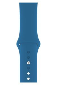 W Wopiece 2-3-4-5-6-7-Se Silikon 38-40-41 mm Yetişkin Akıllı Saat Kordonu Mavi