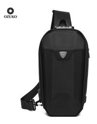 Ozuko 9321 Usb Şarj Portlu Rt Siyah Erkek Sırt Çantası