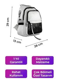 Kriste Bell Beyaz 26458 Kadın Sırt Çantası