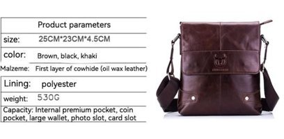 Bull Captan Günlük Crossbody Kahverengi Erkek Sırt Çantası